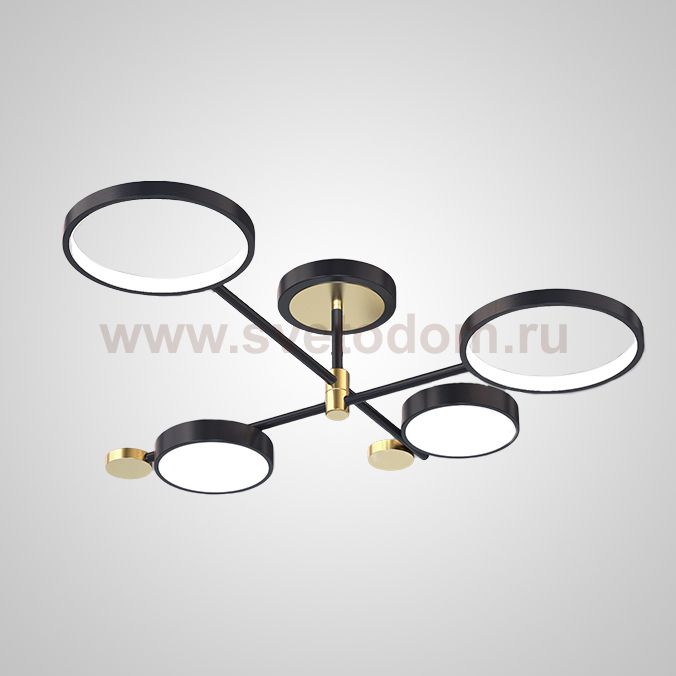 Потолочная люстра MARSA L4 Black ImperiumLoft 203387-26