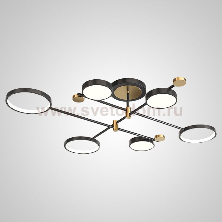 Потолочная люстра MARSA L6 Black ImperiumLoft 203388-26