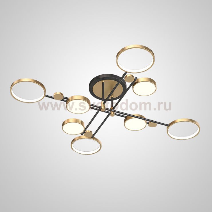 Потолочная люстра MARSA L8 Gold ImperiumLoft 203390-26