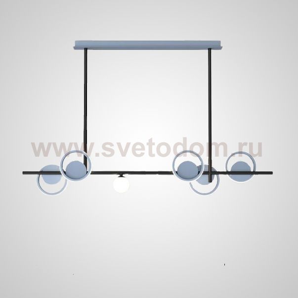 Потолочный светильник ANSTEN L1 Grey Black ImperiumLoft 203505-23