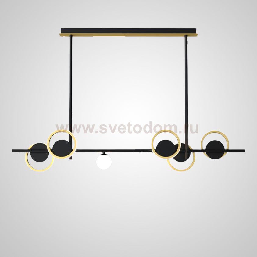 Потолочный светильник ANSTEN L1 Black Gold ImperiumLoft 203508-23