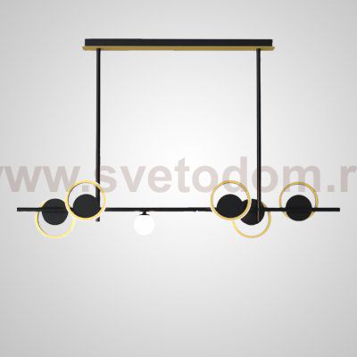 Потолочный светильник ANSTEN L1 Black Gold ImperiumLoft 203508-23