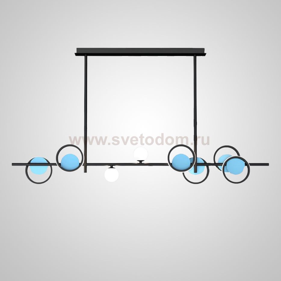 Потолочный светильник ANSTEN L2 Blue Black ImperiumLoft 203510-23