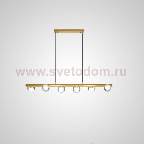Подвесной светильник ILIANA LONG L102 Brass ImperiumLoft 203518-23