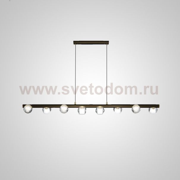 Подвесной светильник ILIANA LONG L138 Brass Black ImperiumLoft 203520-23