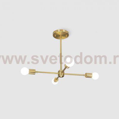 Люстра на штанге SPUTNIK D51 Gold ImperiumLoft 203562-26