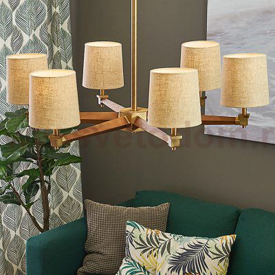 Люстра Jorgenson D85 Beige/Light wood ImperiumLoft 203573-26