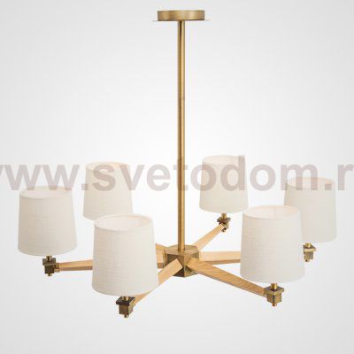 Люстра Jorgenson D85 White/Dark wood ImperiumLoft 203574-26