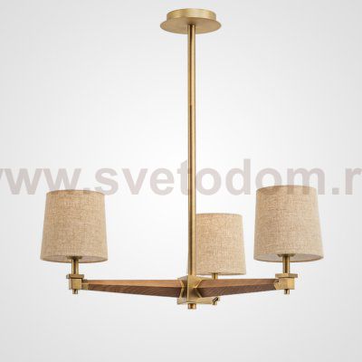 Люстра Jorgenson D70 Beige/Dark wood ImperiumLoft 203576-26