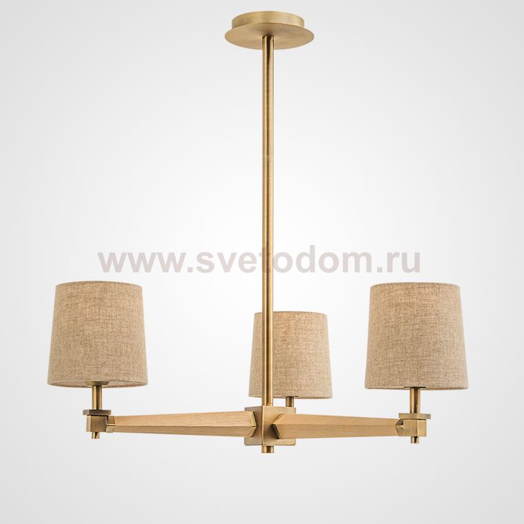 Люстра Jorgenson D70 Beige/Light wood ImperiumLoft 203577-26