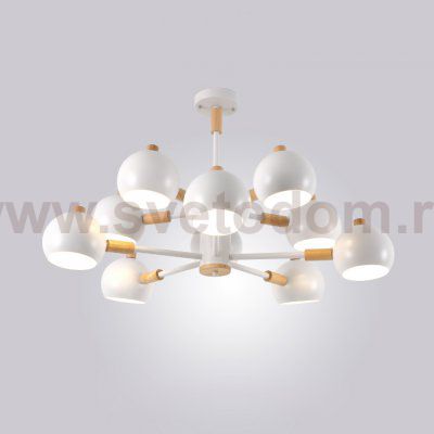 Люстра на штанге SVEN 10 lamps White ImperiumLoft 203583-26