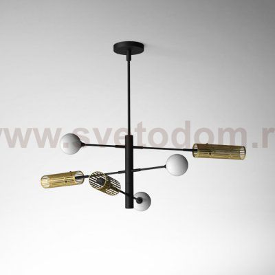 Люстра на штанге SWAY D116 6 lamps ImperiumLoft 203591-26