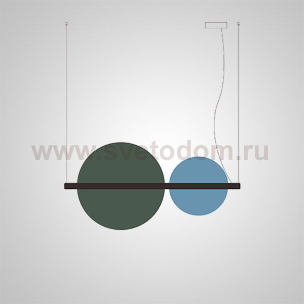 Подвесной светильник LIBERTY TWO Green Blue ImperiumLoft 203696-23