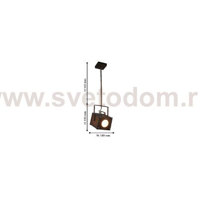 Система 2в1 (потолочный / подвесной светильник) Favourite 2037-1U Foco