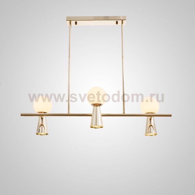 Потолочный светильник ABELINA LONG L6 Gold White ImperiumLoft 203770-23