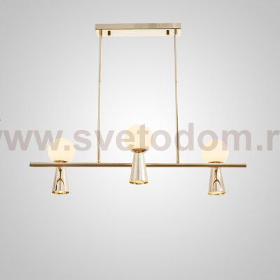 Потолочный светильник ABELINA LONG L6 Gold White ImperiumLoft 203770-23