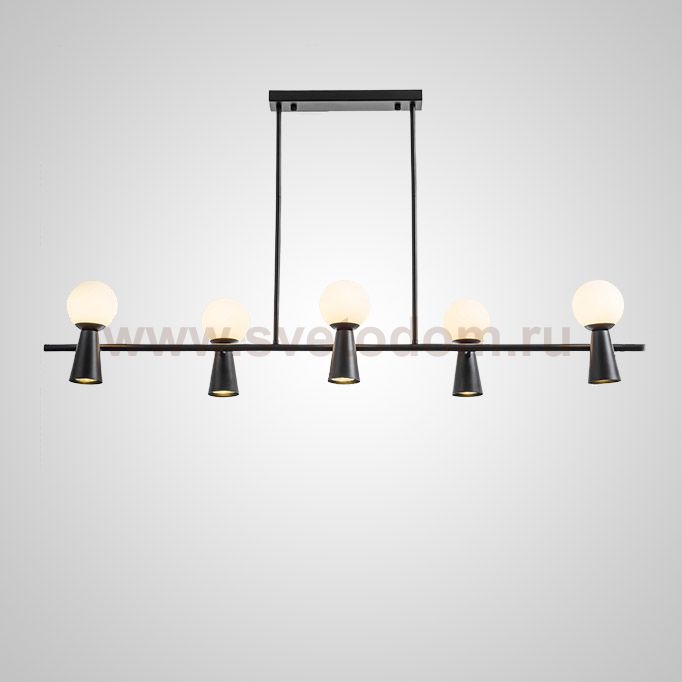 Потолочный светильник ABELINA LONG L10 Black White ImperiumLoft 203772-23