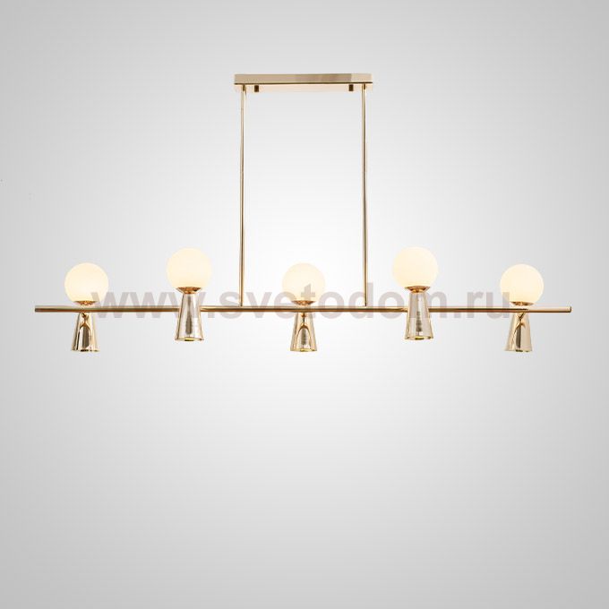 Потолочный светильник ABELINA LONG L10 Gold White ImperiumLoft 203777-23