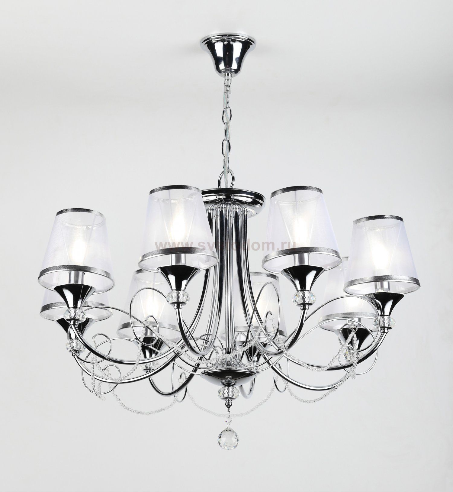 2038-208 Rivoli Люстра Principessa P8 CR 8*E14 40W (25)