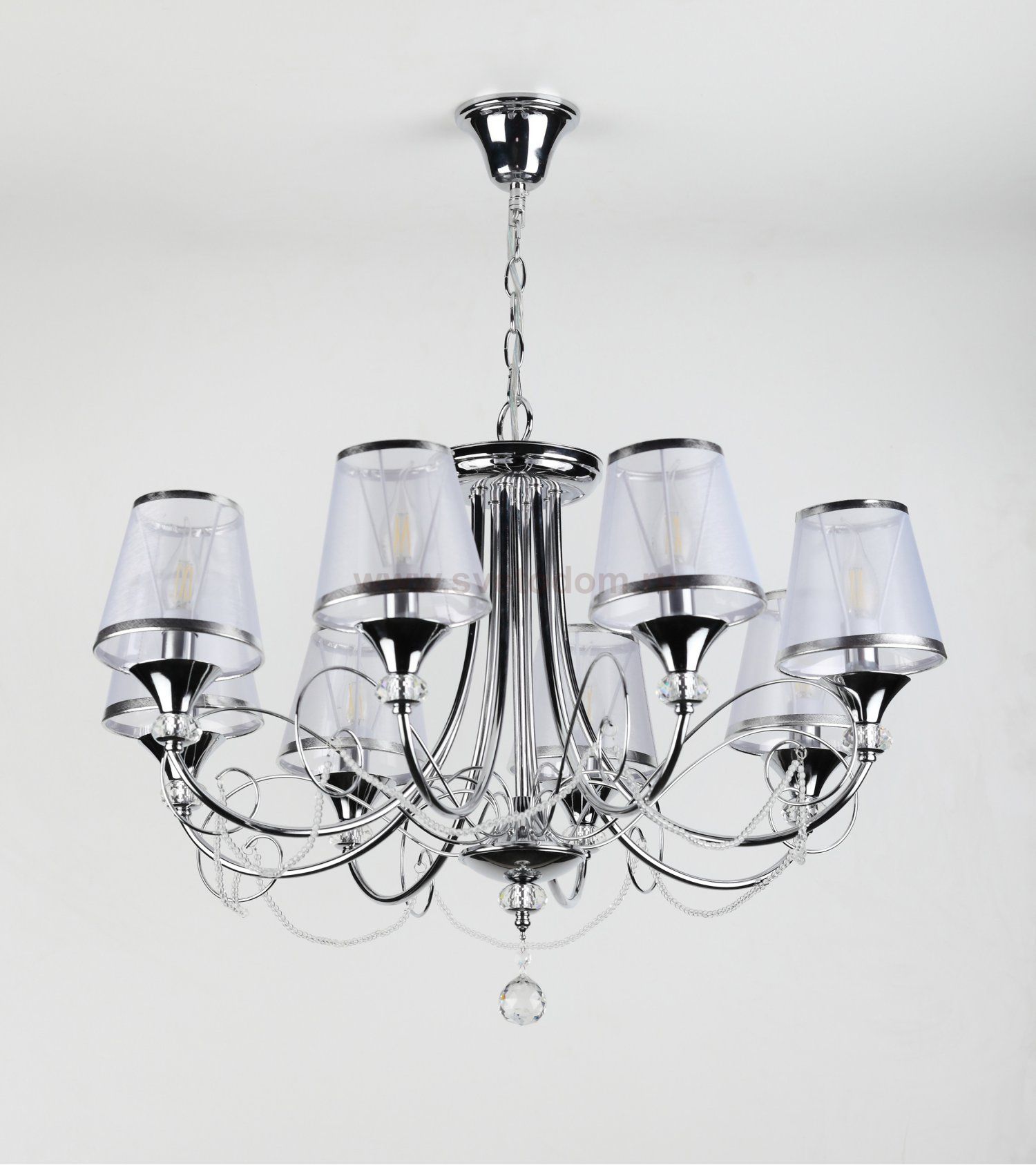 2038-208 Rivoli Люстра Principessa P8 CR 8*E14 40W (25)