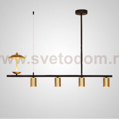 Подвесной светильник HETLEY L100 Gold Black ImperiumLoft 203905-23