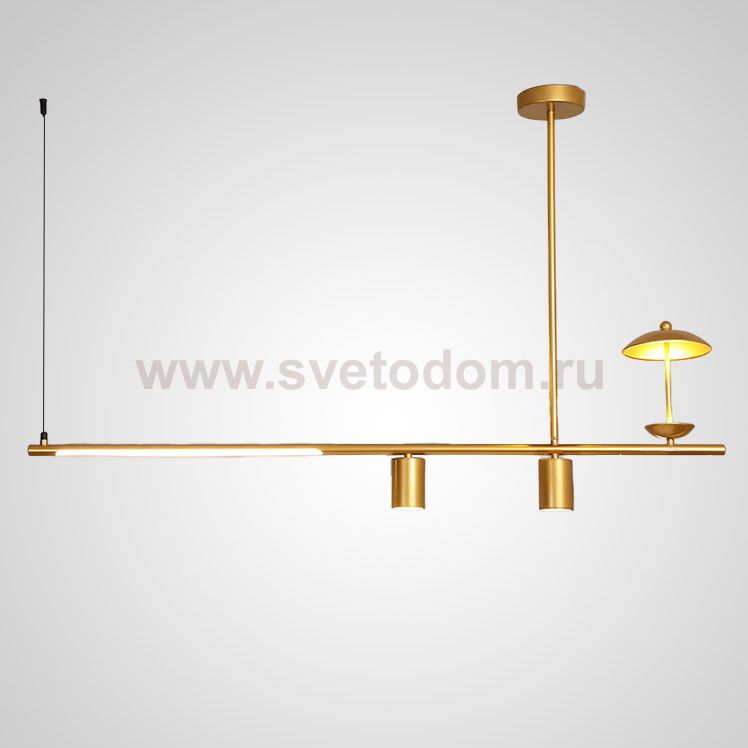 Подвесной светильник HETLEY B L4 Gold ImperiumLoft 203912-23