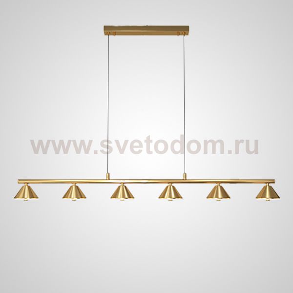 Подвесной светильник GENRE LONG L6 Brass ImperiumLoft 203924-23