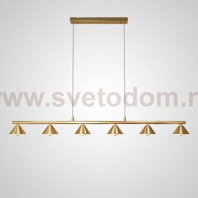 Подвесной светильник GENRE LONG L6 Brass ImperiumLoft 203924-23