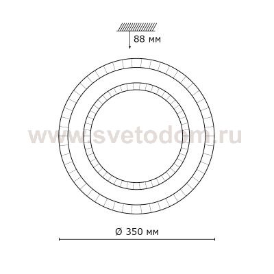 Светильник светодиодный Сонекс 2041/DL FLOORS 48Вт