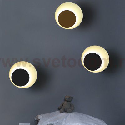 Бра TWIRL D32 White/Green ImperiumLoft 204167-26
