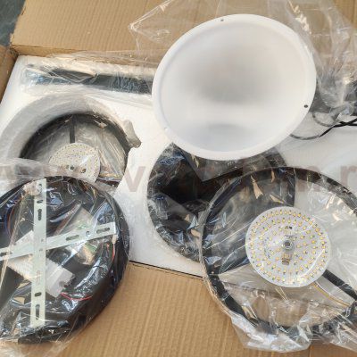 Реечный светильник PALMA Wall lamp 2 шара + 1 вазон горизонтальная ImperiumLoft 204172-22