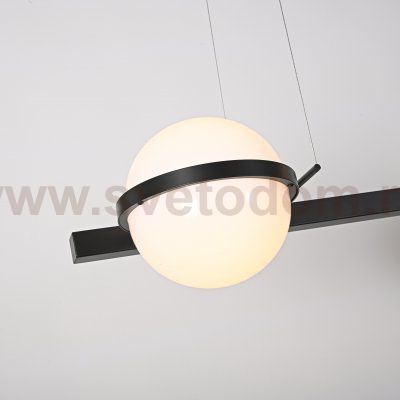 Реечный светильник PALMA Wall lamp 3 шара + 1 вазон горизонтальная ImperiumLoft 204173-22