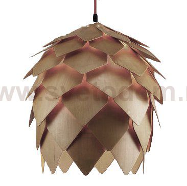 Подвесной светильник Crimea Pine Cone natural wood D40 ImperiumLoft 204456-22