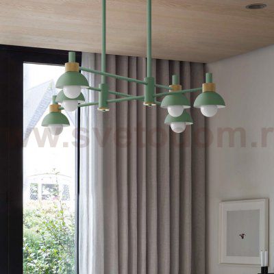 Подвесной реечный светильник FANTA LONG Green ImperiumLoft 204547-26