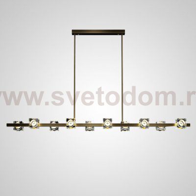 Потолочный светильник MICHAL LONG L10 Brass Black ImperiumLoft 204552-23