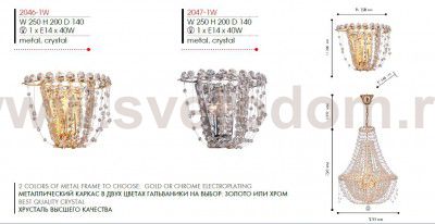 Настенный светильник Favourite 2046-1W Triumphant