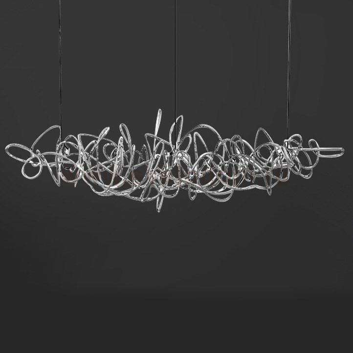 Подвесной светильник COUNTESS L95 Chrome ImperiumLoft 204706-23