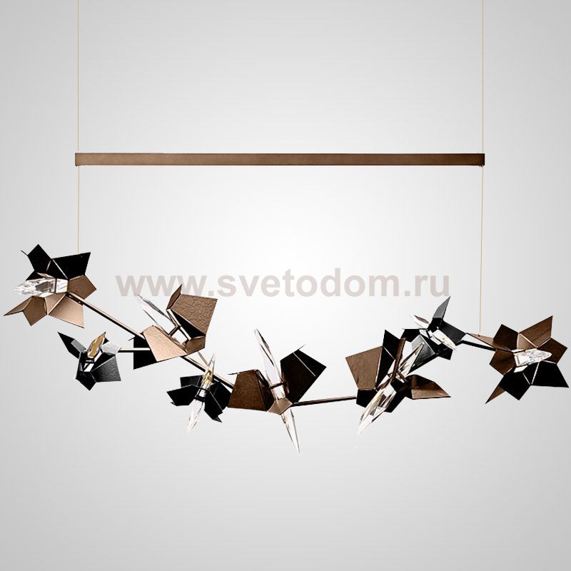 Подвесной светильник BERGAMO L150 Bronze ImperiumLoft 204726-23