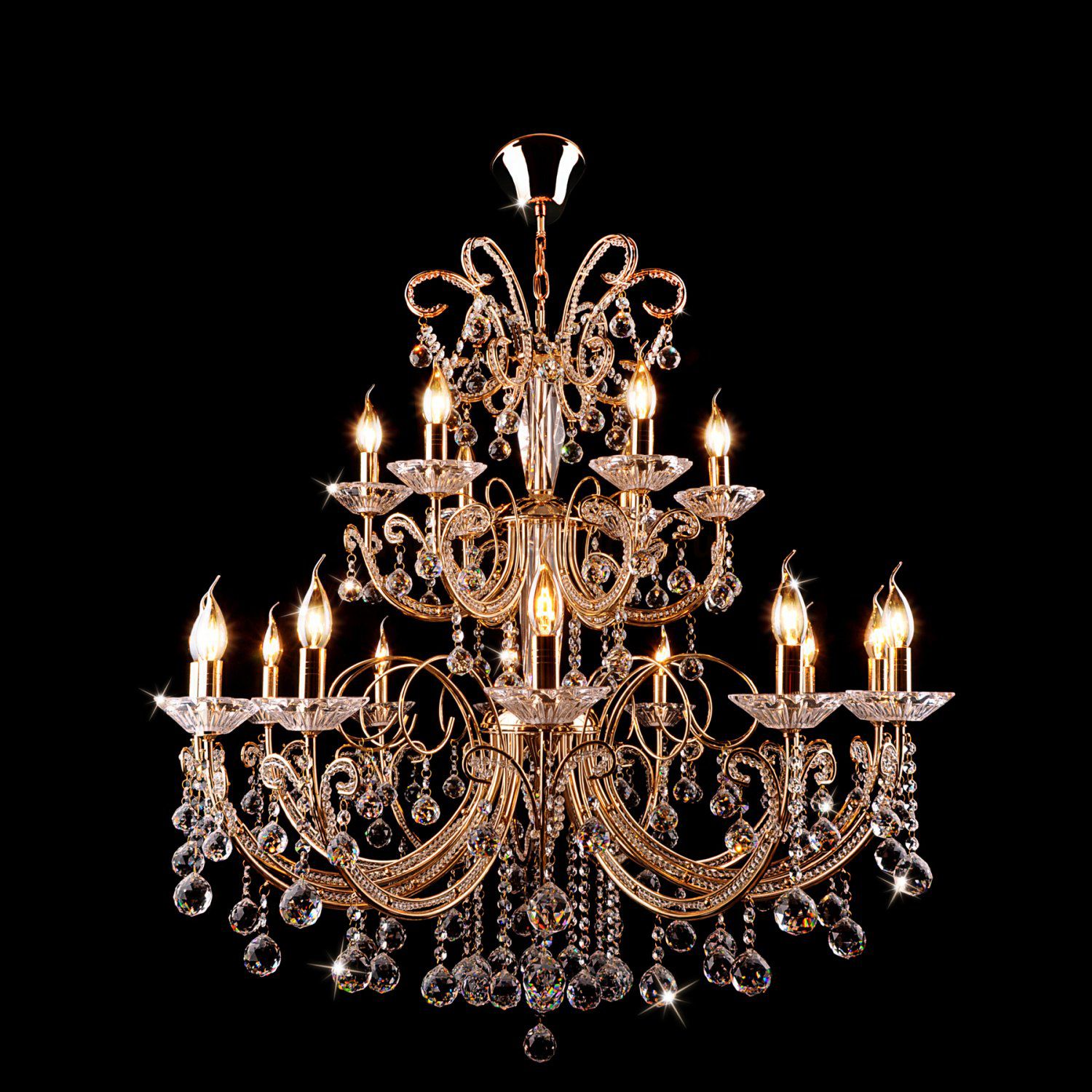 Люстра Eurosvet 2049/12+6 золото