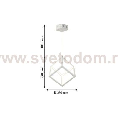 Люстра подвесная Favourite 2051-1P Cubus