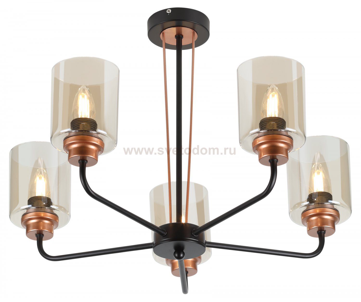 Люстра Rivoli Gratia 2052-305 5 * Е27 40 Вт классика