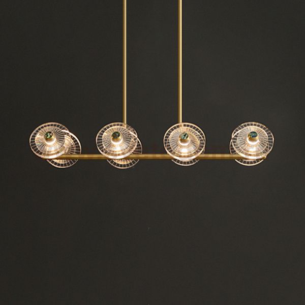 Потолочный светильник JANICA LONG L8 Brass ImperiumLoft 205365-23