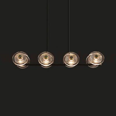 Потолочный светильник JANICA LONG L8 Black Brass ImperiumLoft 205366-23