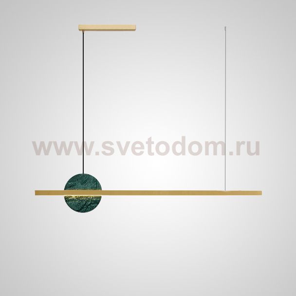 Подвесной светильник ORLAUG L102,5 Brass Green ImperiumLoft 205435-23