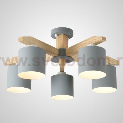 Потолочная люстра CRISS L5 Grey ImperiumLoft 205529-23
