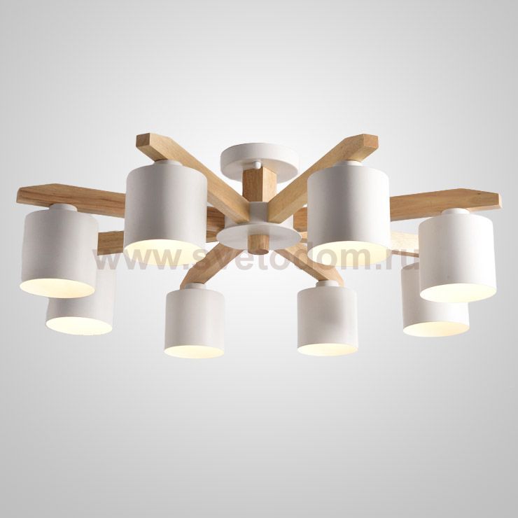 Потолочная люстра CRISS L8 White ImperiumLoft 205532-23