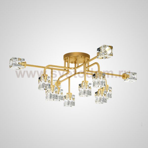 Потолочная люстра MICHAL L12 Brass ImperiumLoft 205617-23