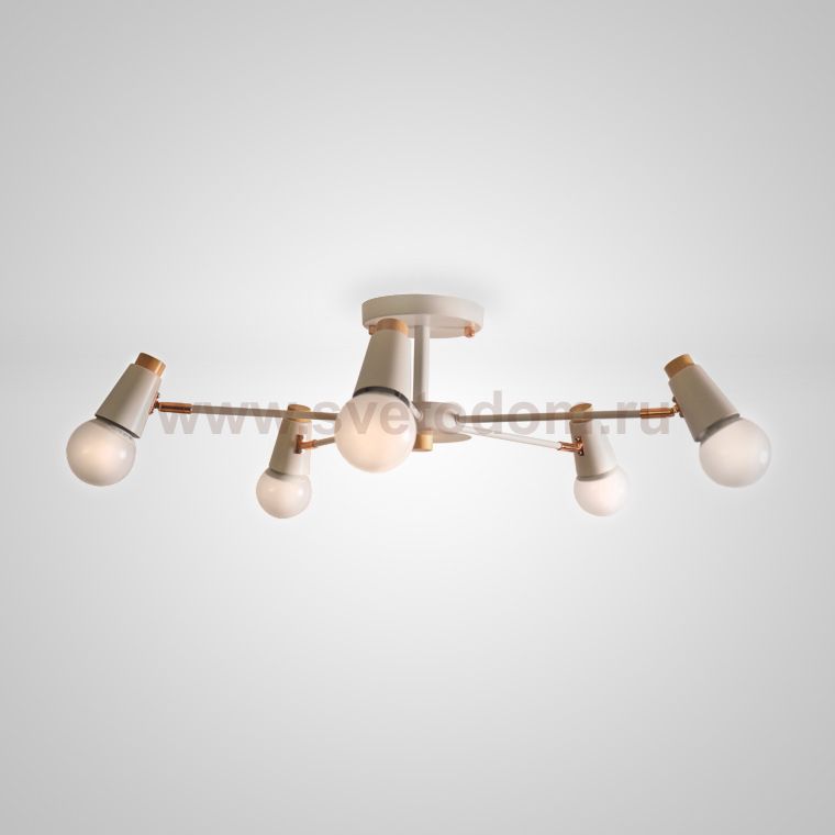 Потолочная люстра ROTARY L5 White ImperiumLoft 205624-23