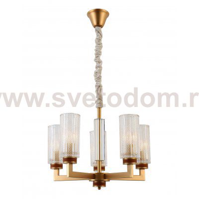 Люстра Rivoli Anke 2057-305 5 * Е14 40 Вт хрусталь классика