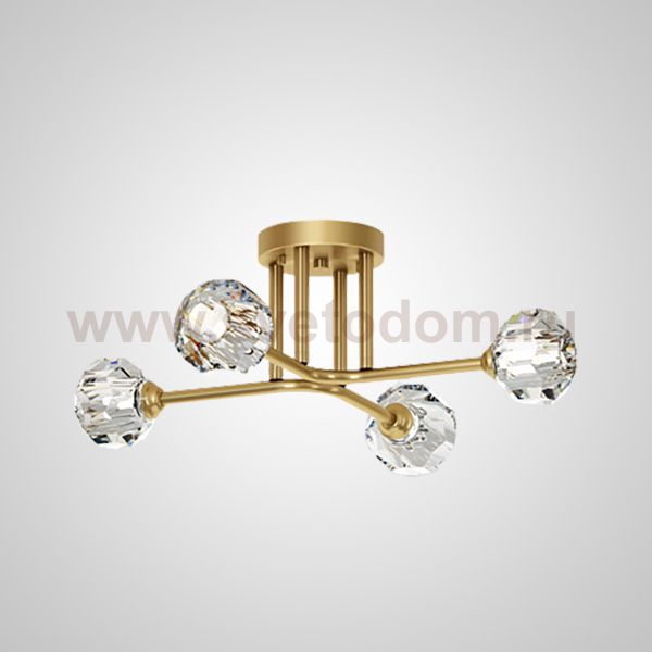 Потолочная люстра RH CH L4 Brass ImperiumLoft 205794-23